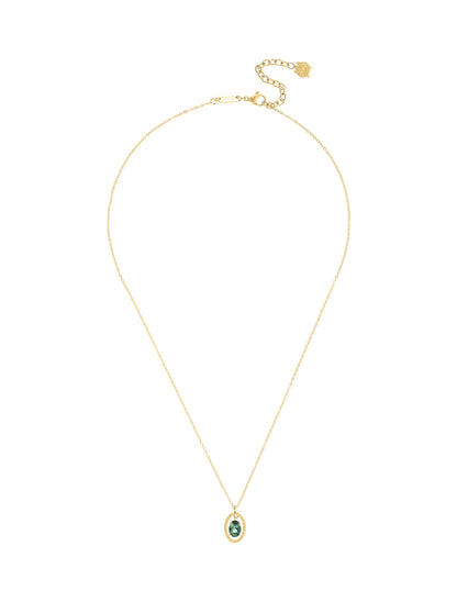 One Birthstone Necklace May - Hope