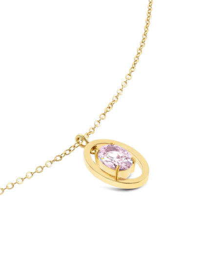 One Birthstone Necklace June - Harmony