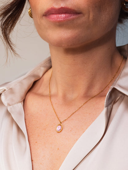 One Birthstone Necklace June - Harmony