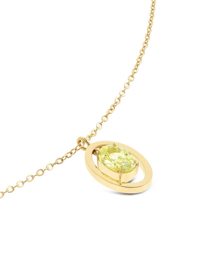 One Birthstone Necklace August - Strength