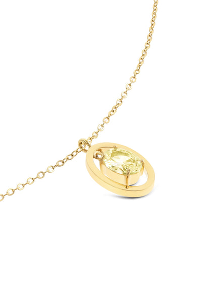 One Birthstone Necklace October - Health