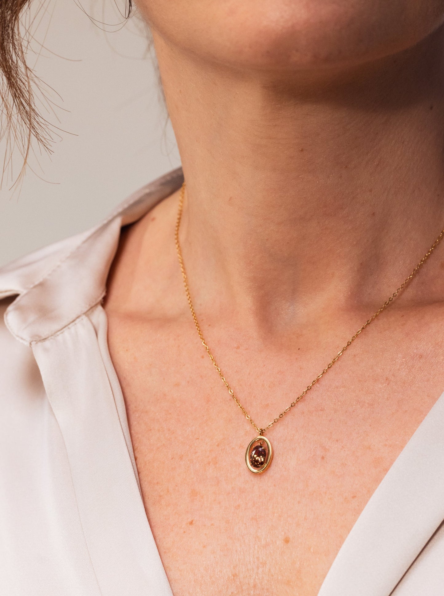 One Birthstone Necklace November - Success