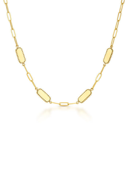 One Necklace Neckmess Engrave Four
