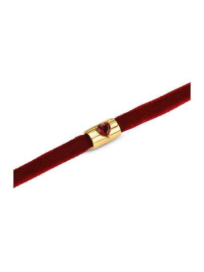 One Necklace Neckmess Velvet Love Red