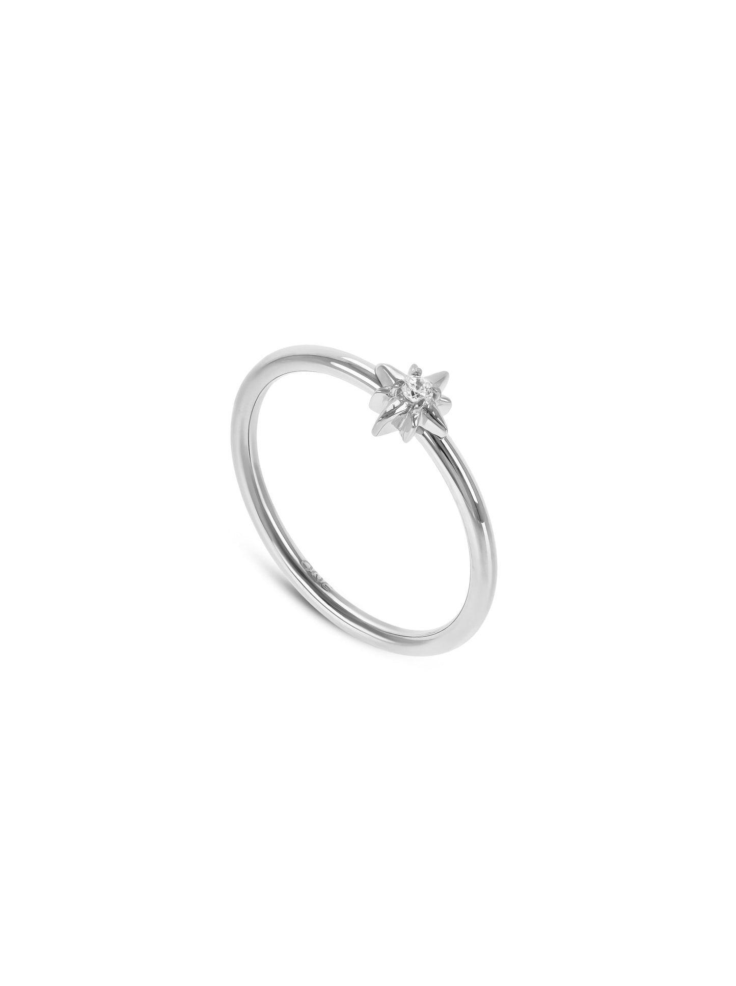 One London Ring 41 Silver