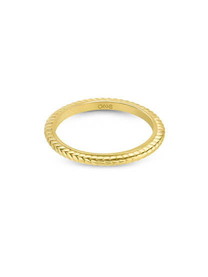 One London Ring 49 Gold