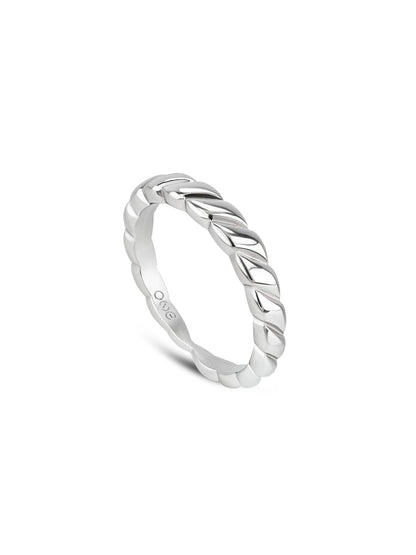 One London Ring 50 Silver