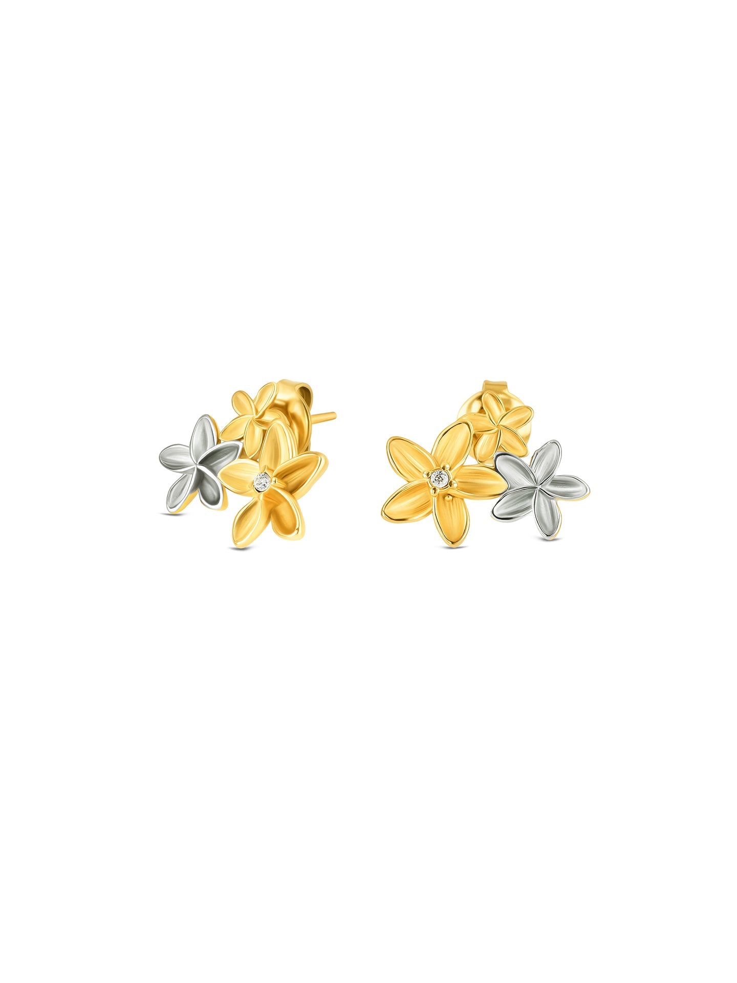 One Fleur Bicolor Earrings