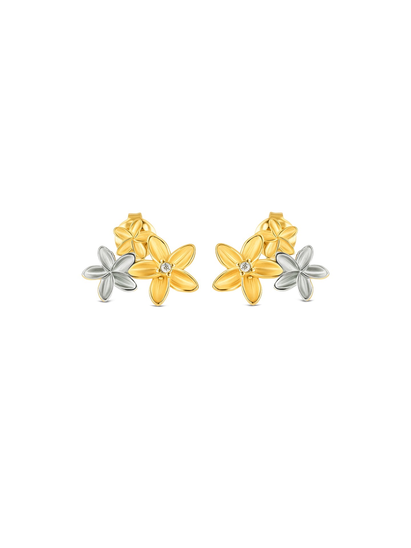 One Fleur Bicolor Earrings