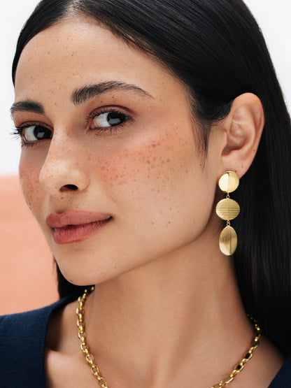 One Plissé Long Earrings