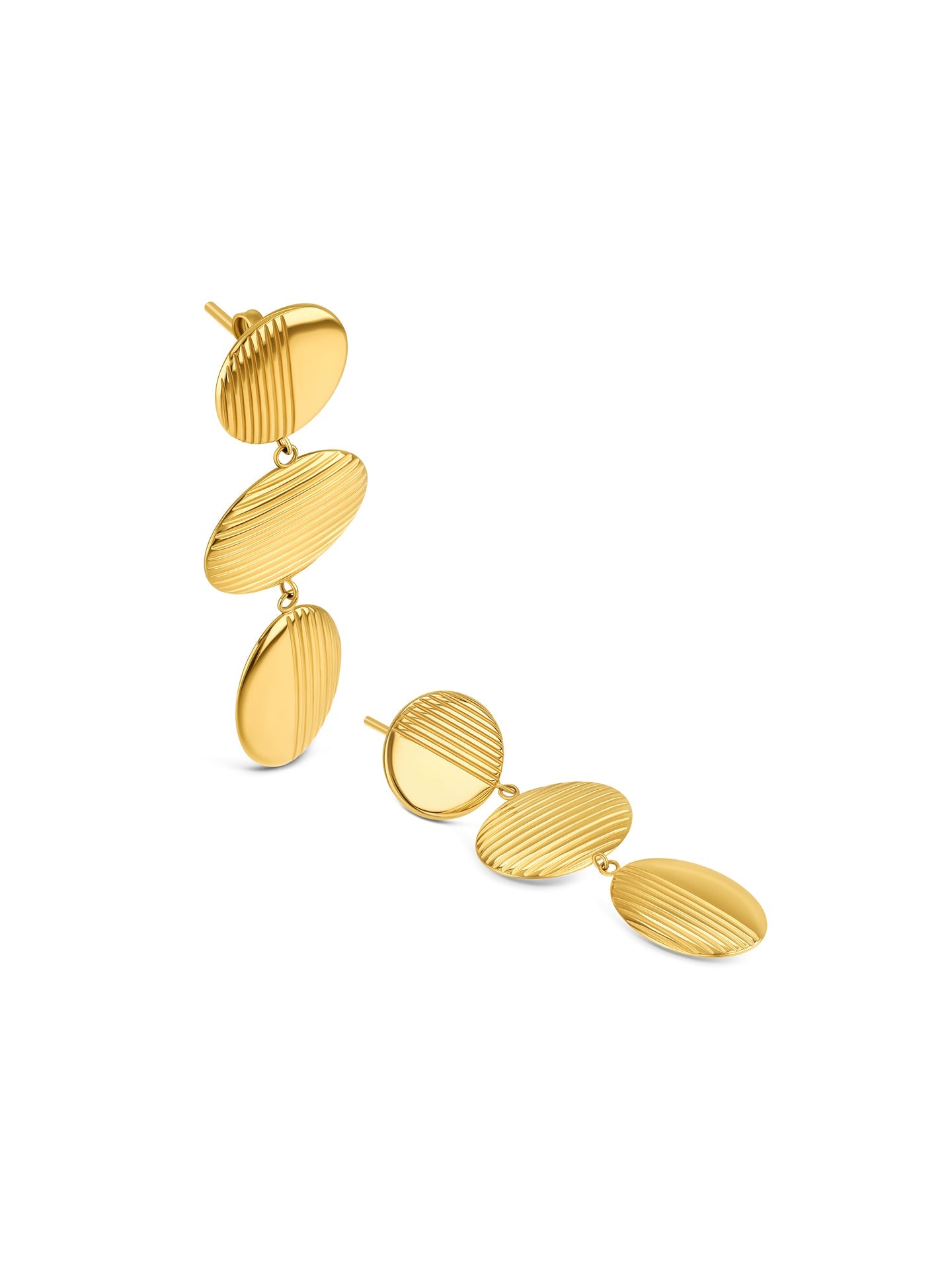 One Plissé Long Earrings