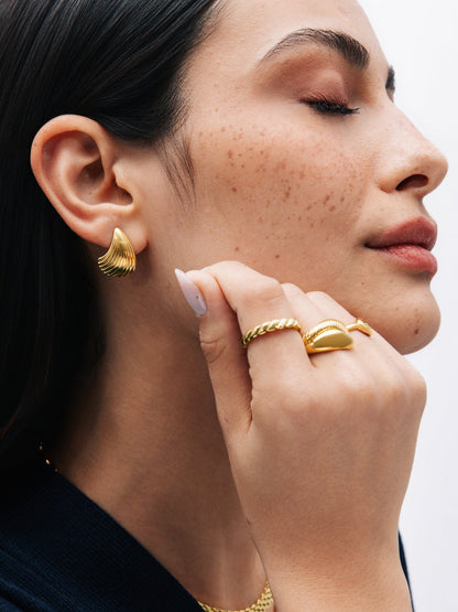 One Plissé Earrings