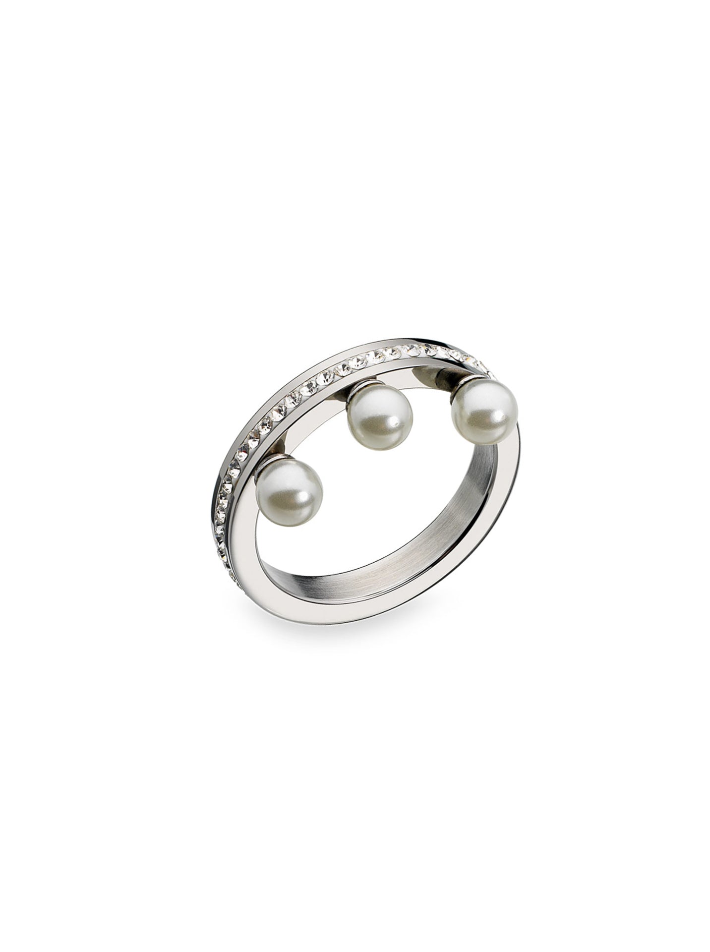 One Pearl Silver Ring