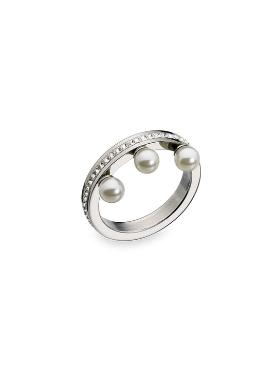 One Pearl Silver Ring