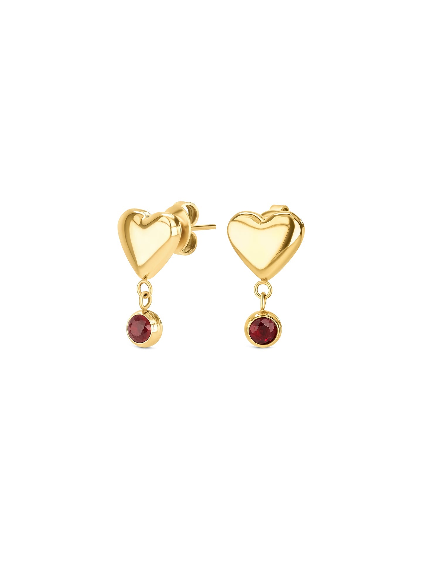 One Red Spark Earrings