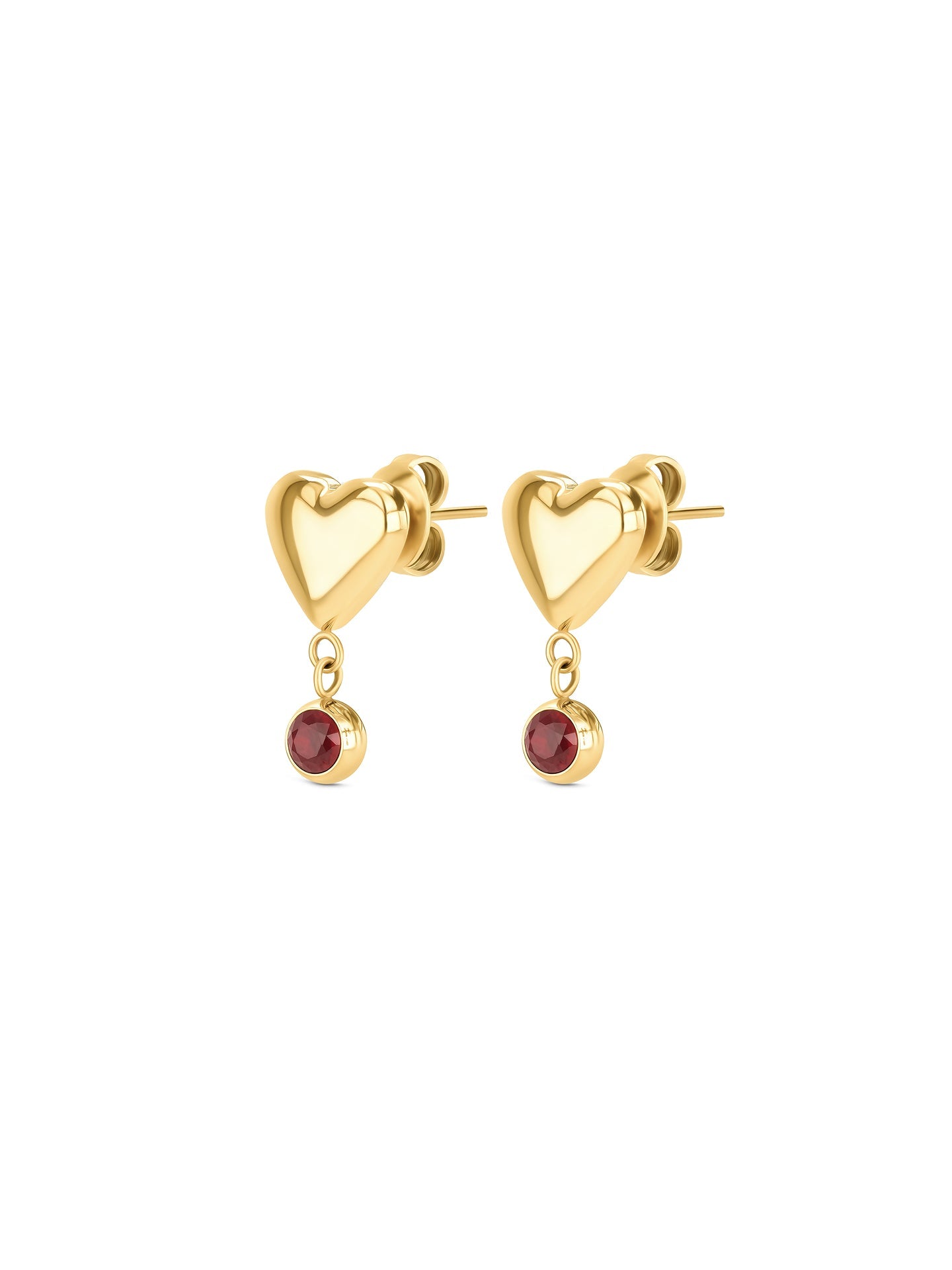 One Red Spark Earrings