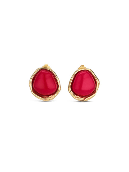 One Red Flame Earrings
