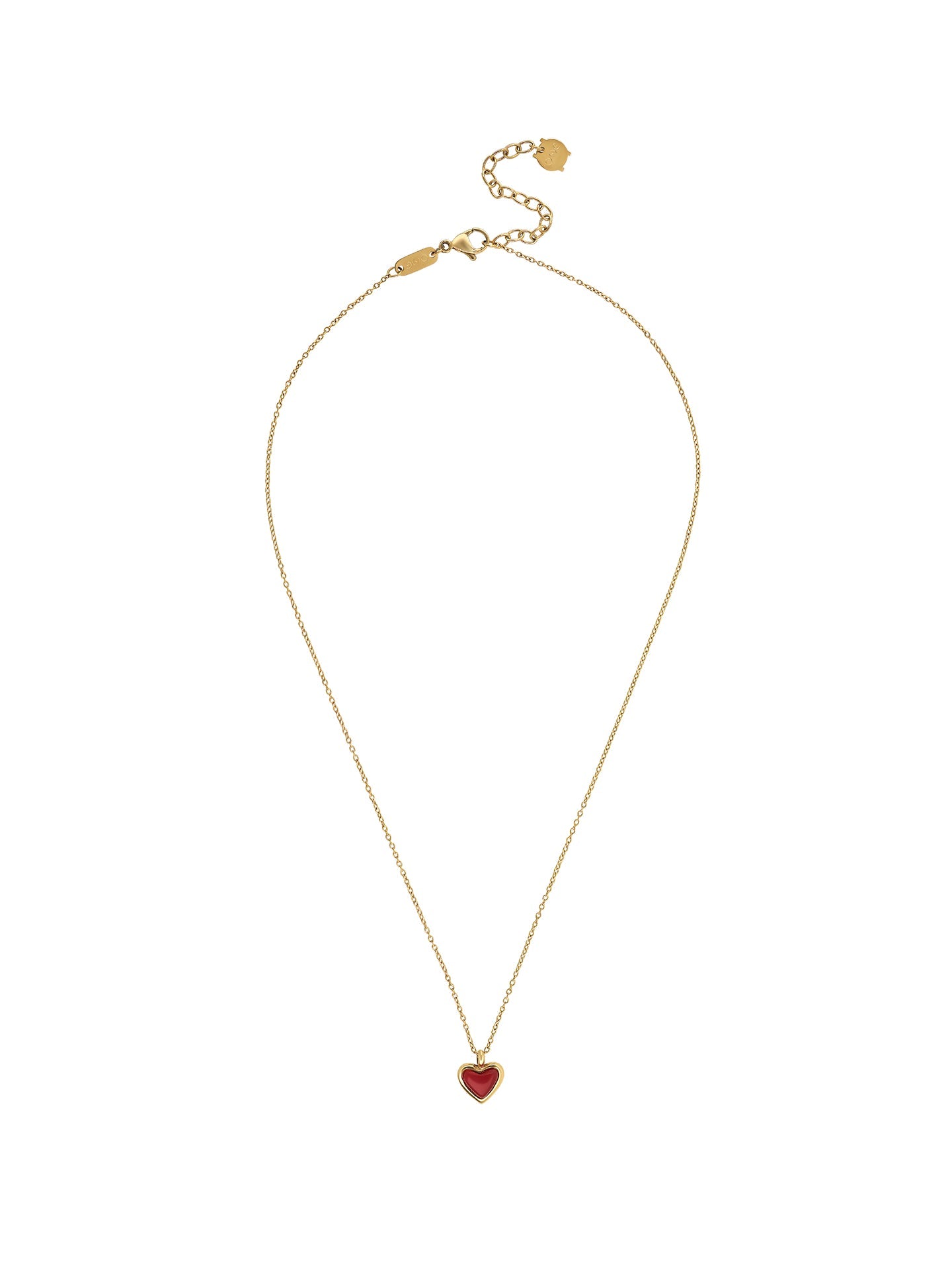 One Red Flame Necklace