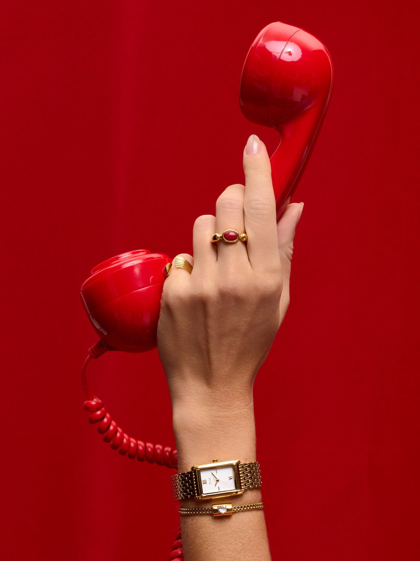One Red Flame Ring