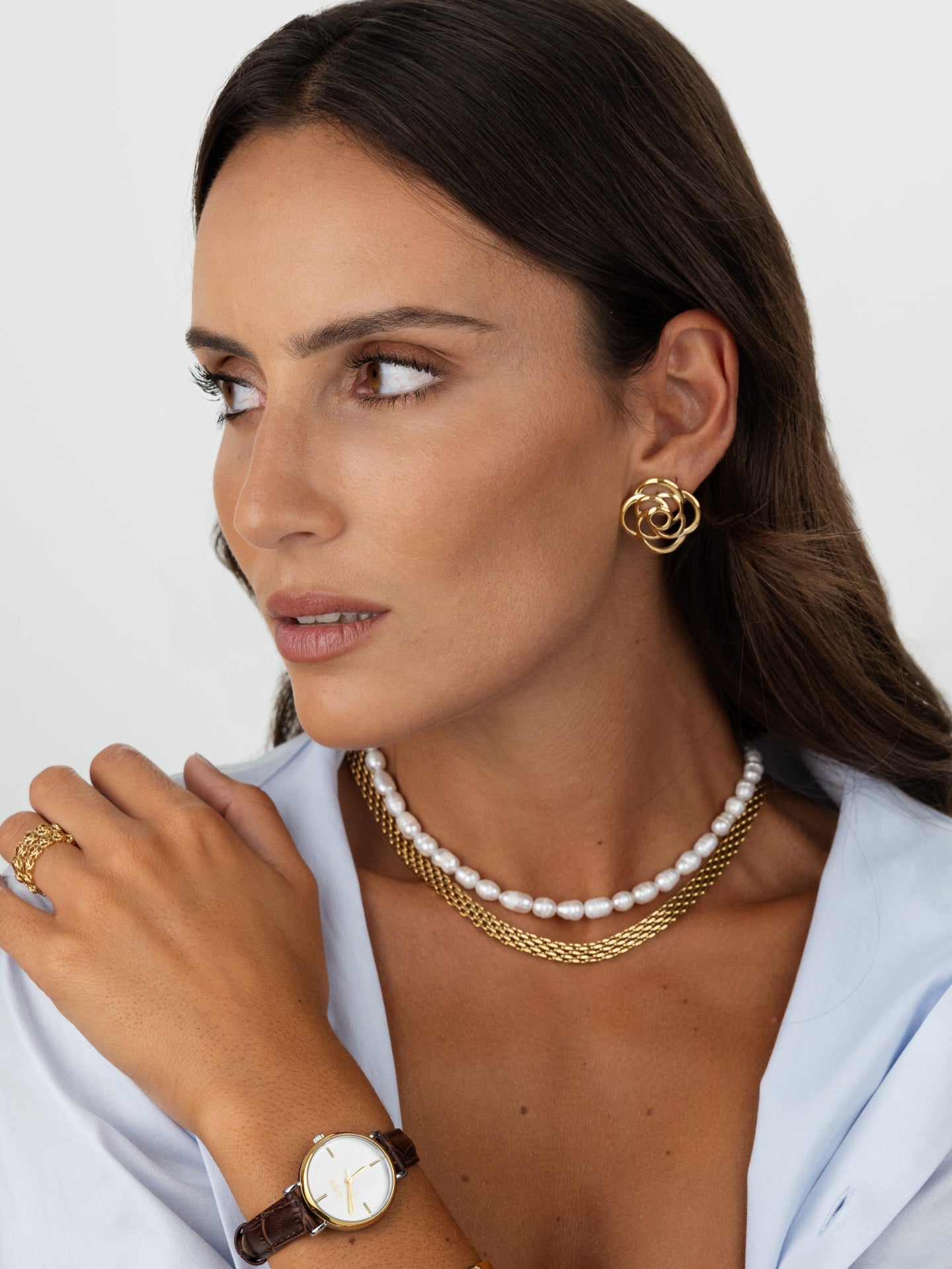 One Rose Blossom Earrings