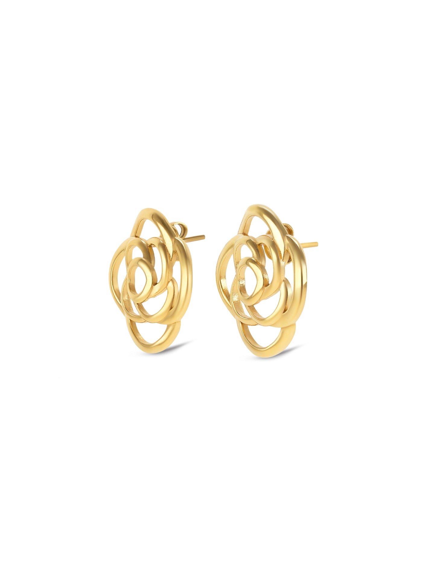 One Rose Blossom Earrings