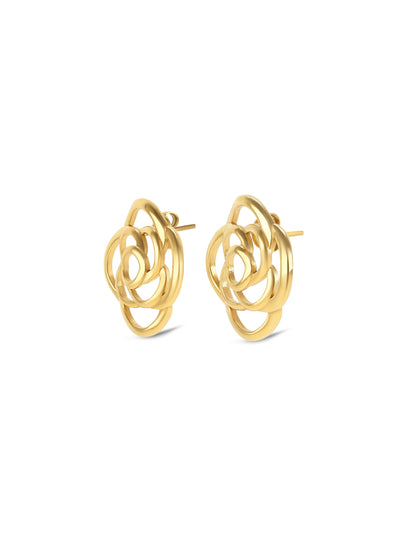 One Rose Blossom Earrings