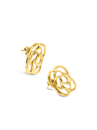 One Rose Blossom Earrings