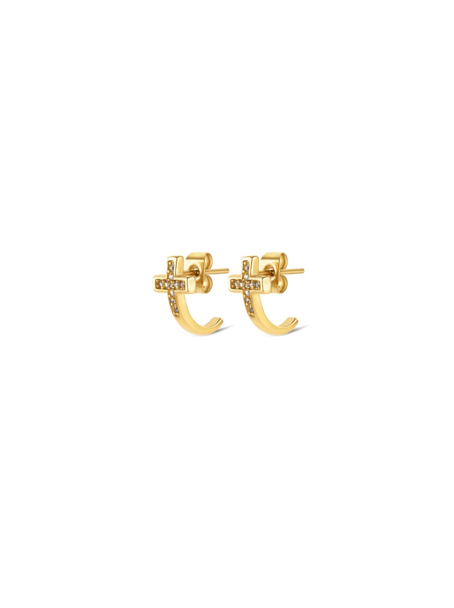 One Reflexions Crossed Earrings