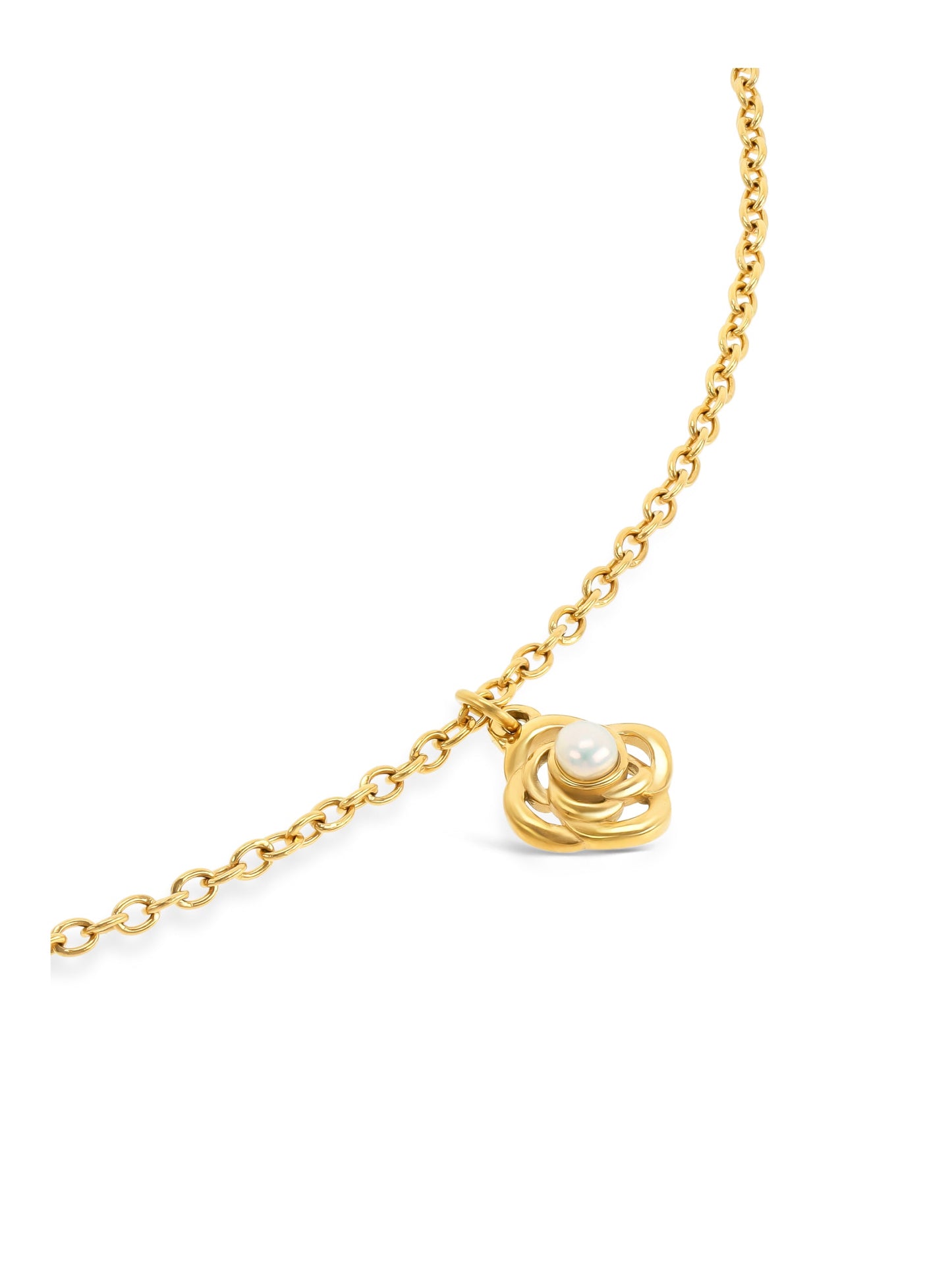 One Rose Petite Pearl Necklace