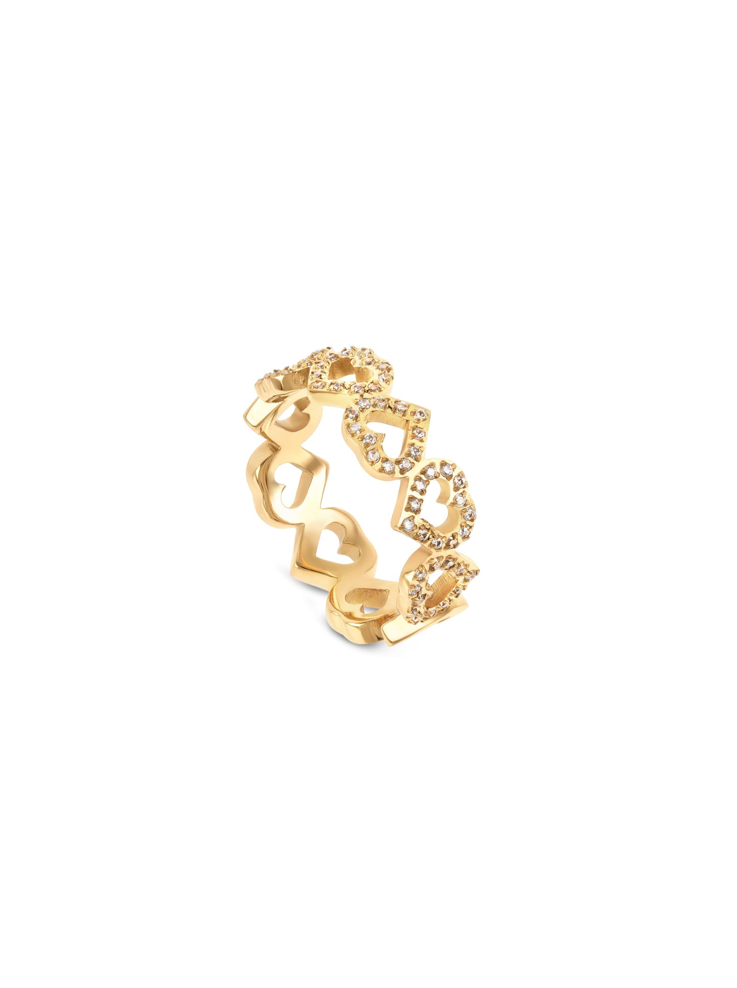One Reflexions Heart Ring