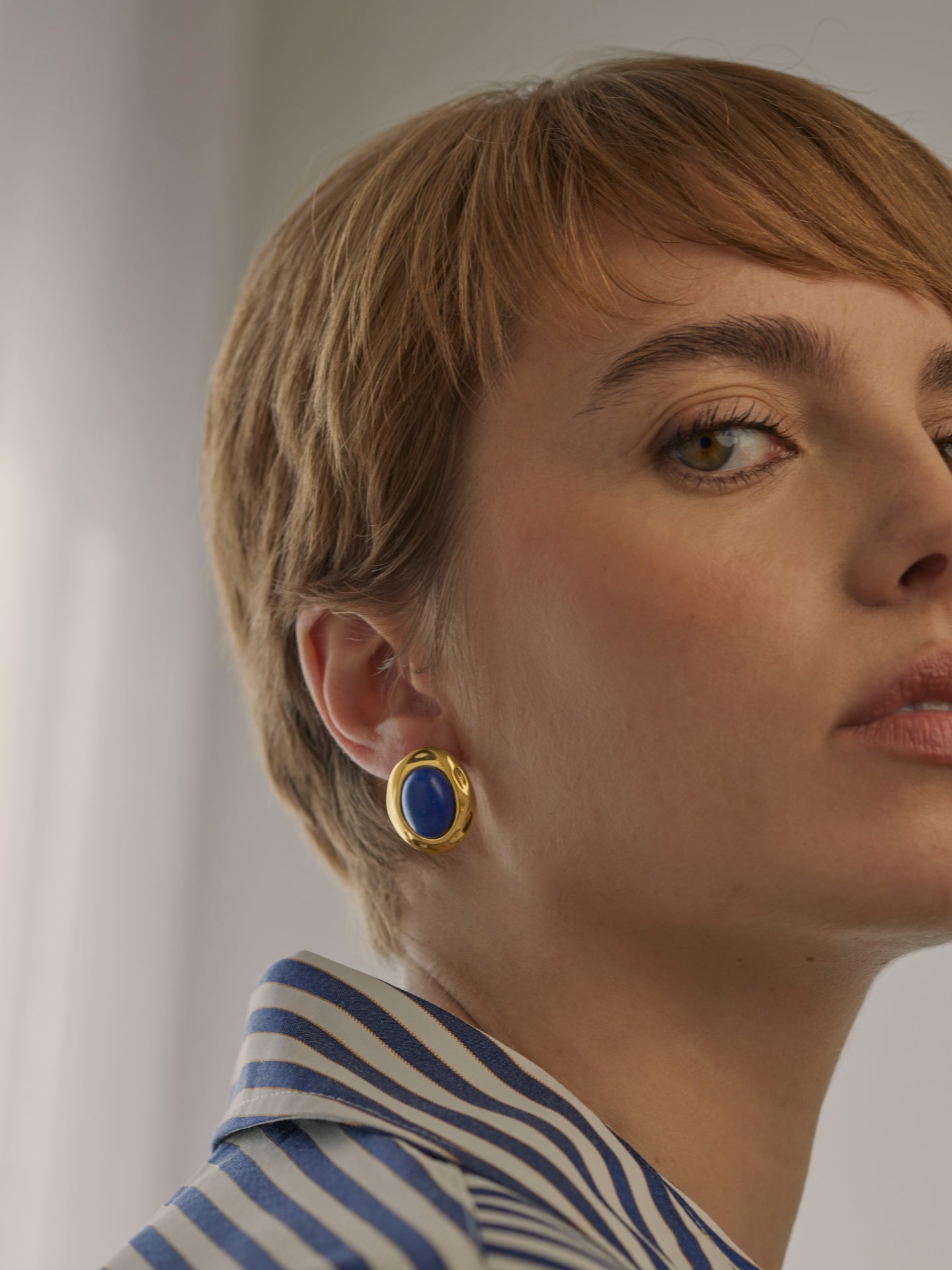One Element Blue Earrings