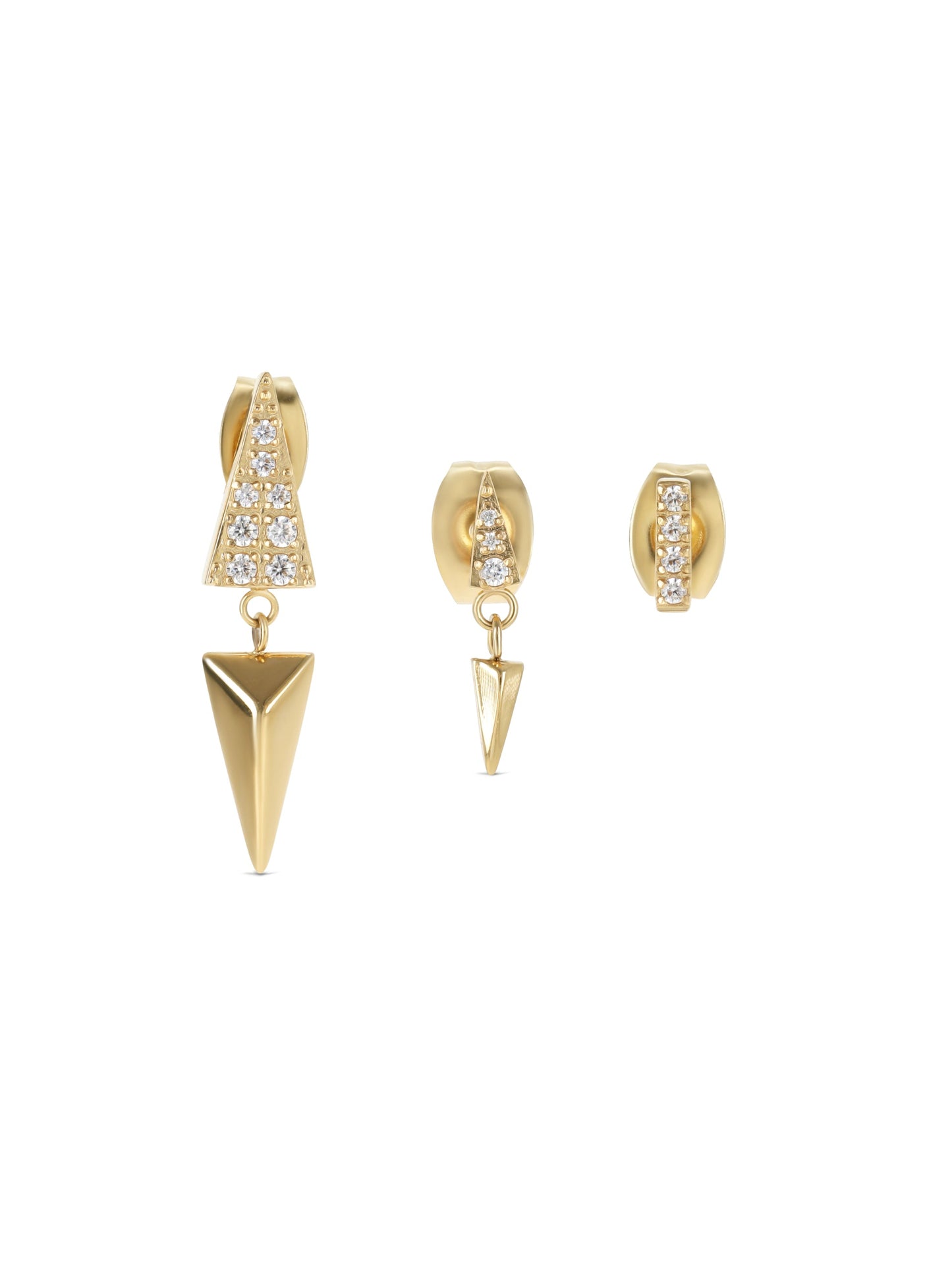One Golden Harmony Earring Set