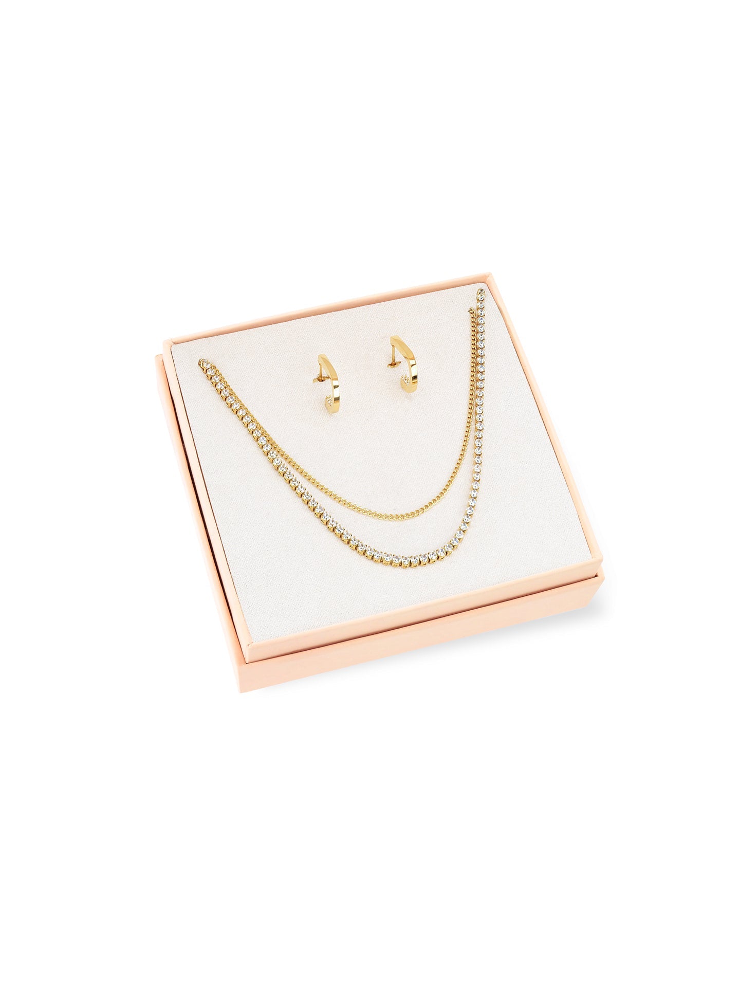 Set Necklaces & Earrings One Golden Treasures