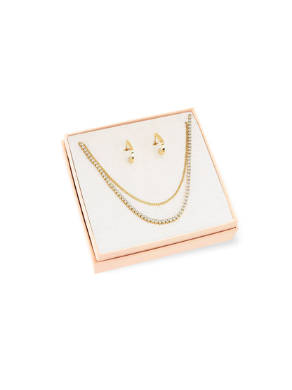 Set Necklaces & Earrings One Golden Treasures