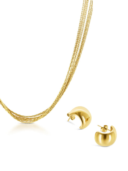 One Party Necklace & Earring Set