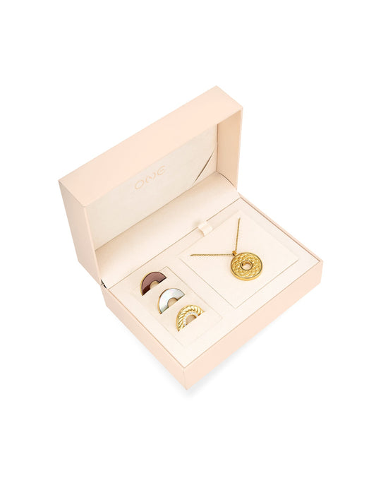 One Mood Crystal Necklace Set