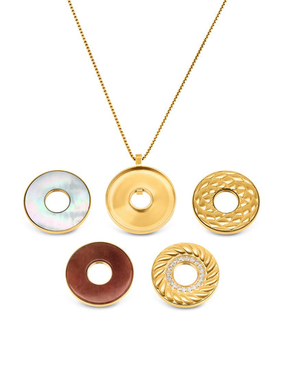 One Mood Crystal Necklace Set