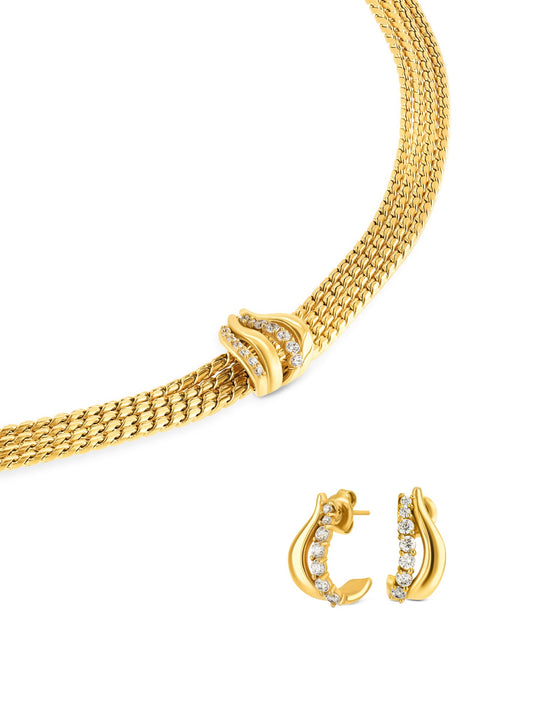 One Stella Necklace & Earring Set