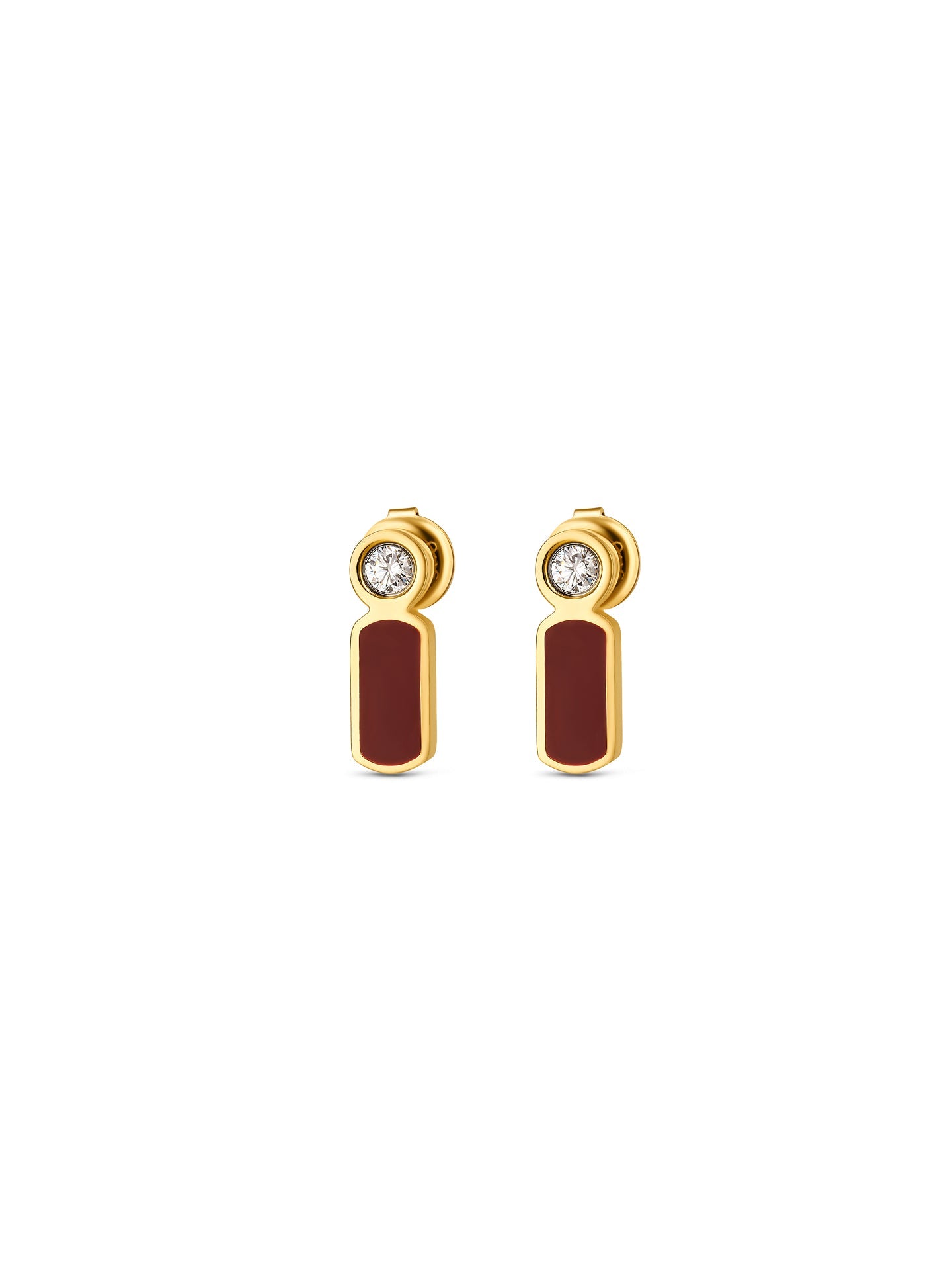 One Mood Rouge Necklace and Earrings Set