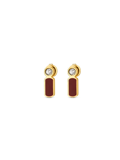 One Mood Rouge Necklace and Earrings Set