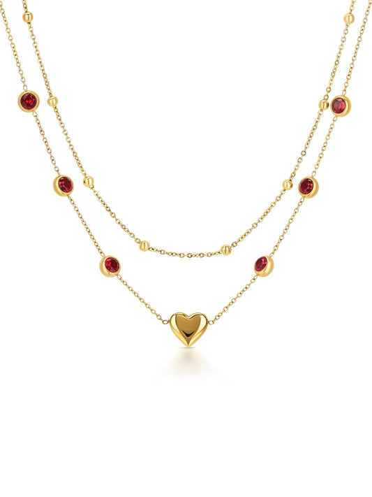 One Red Necklace Sets