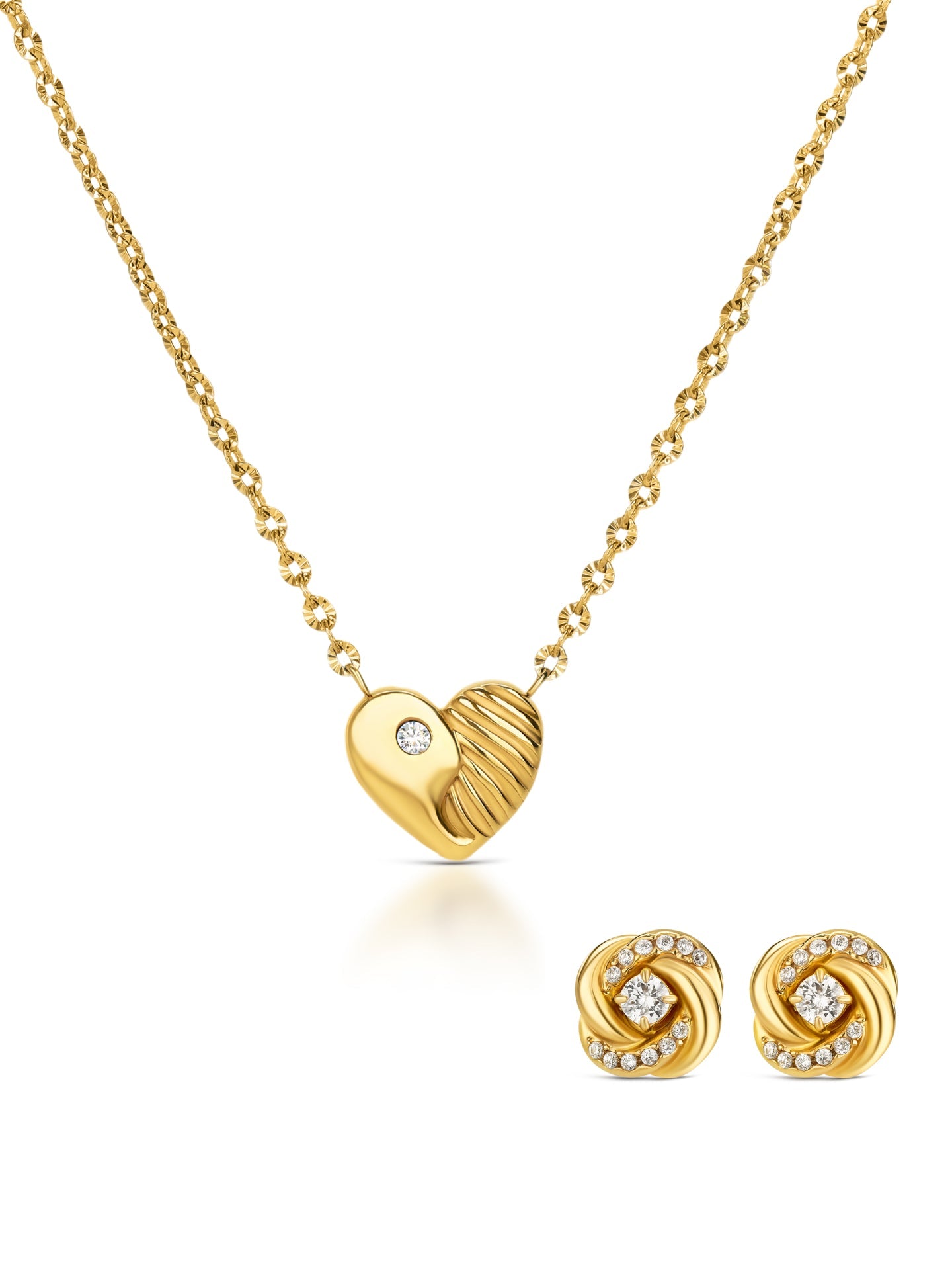 One Eternal Necklace & Earrings Set