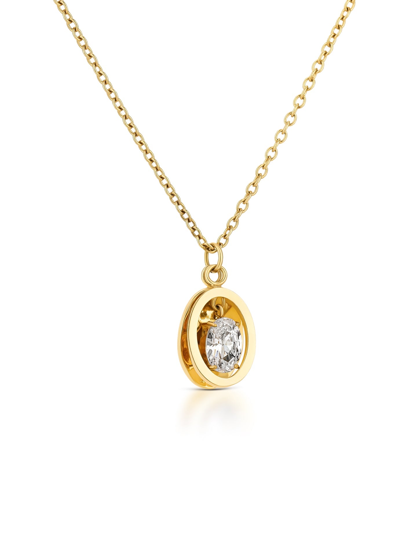 One Birthstone April Necklace & Earrings Set