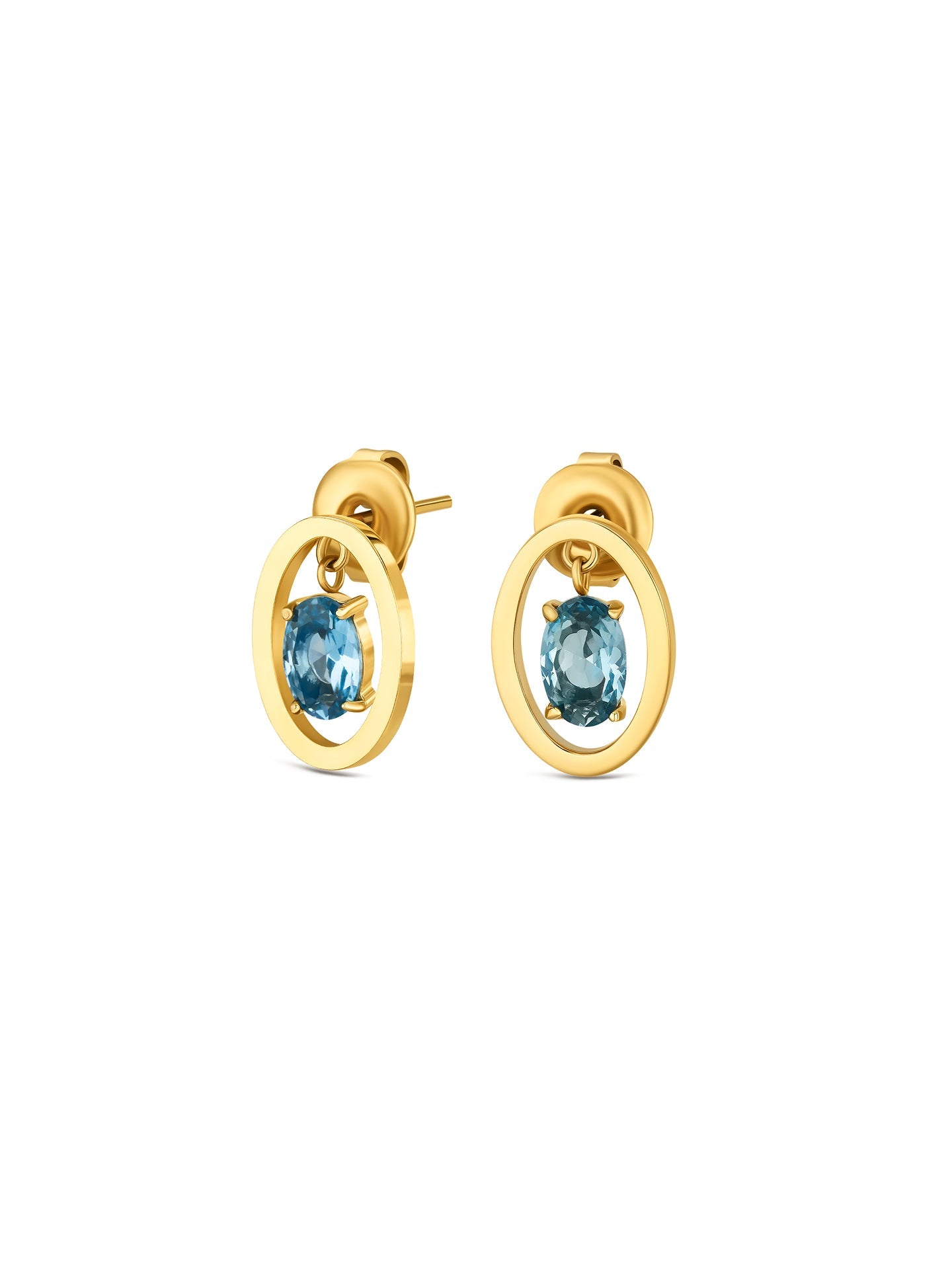 One Birthstone September Necklace & Earrings Set
