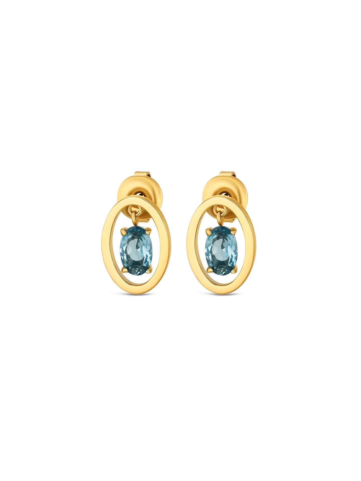 One Birthstone September Necklace & Earrings Set