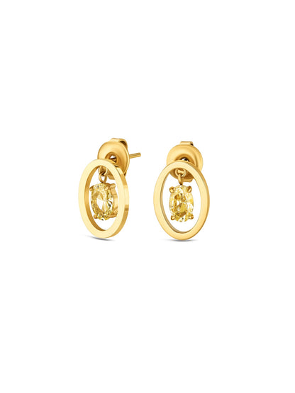 One Birthstone October Necklace & Earrings Set