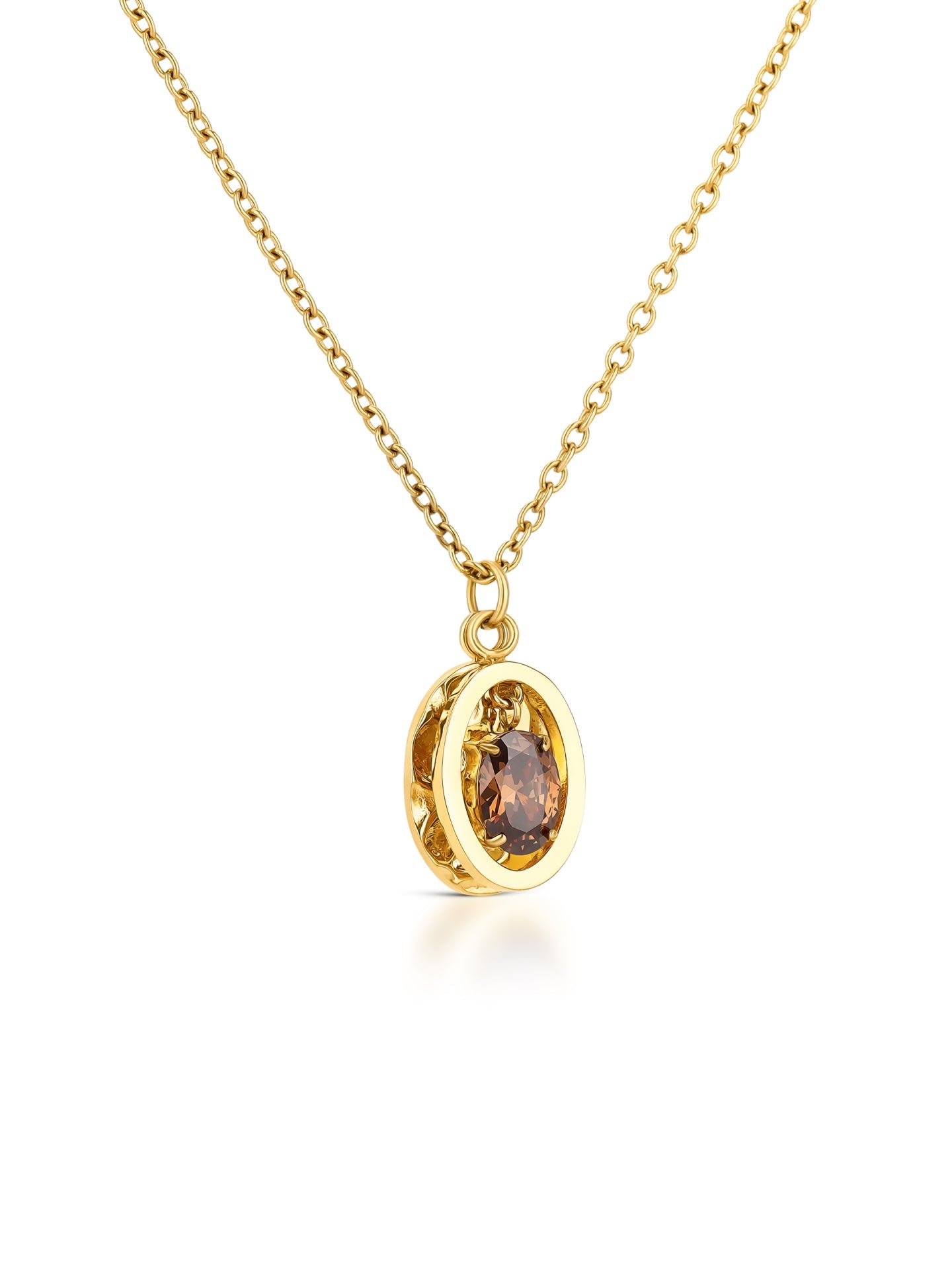 One Birthstone November Necklace & Earrings Set