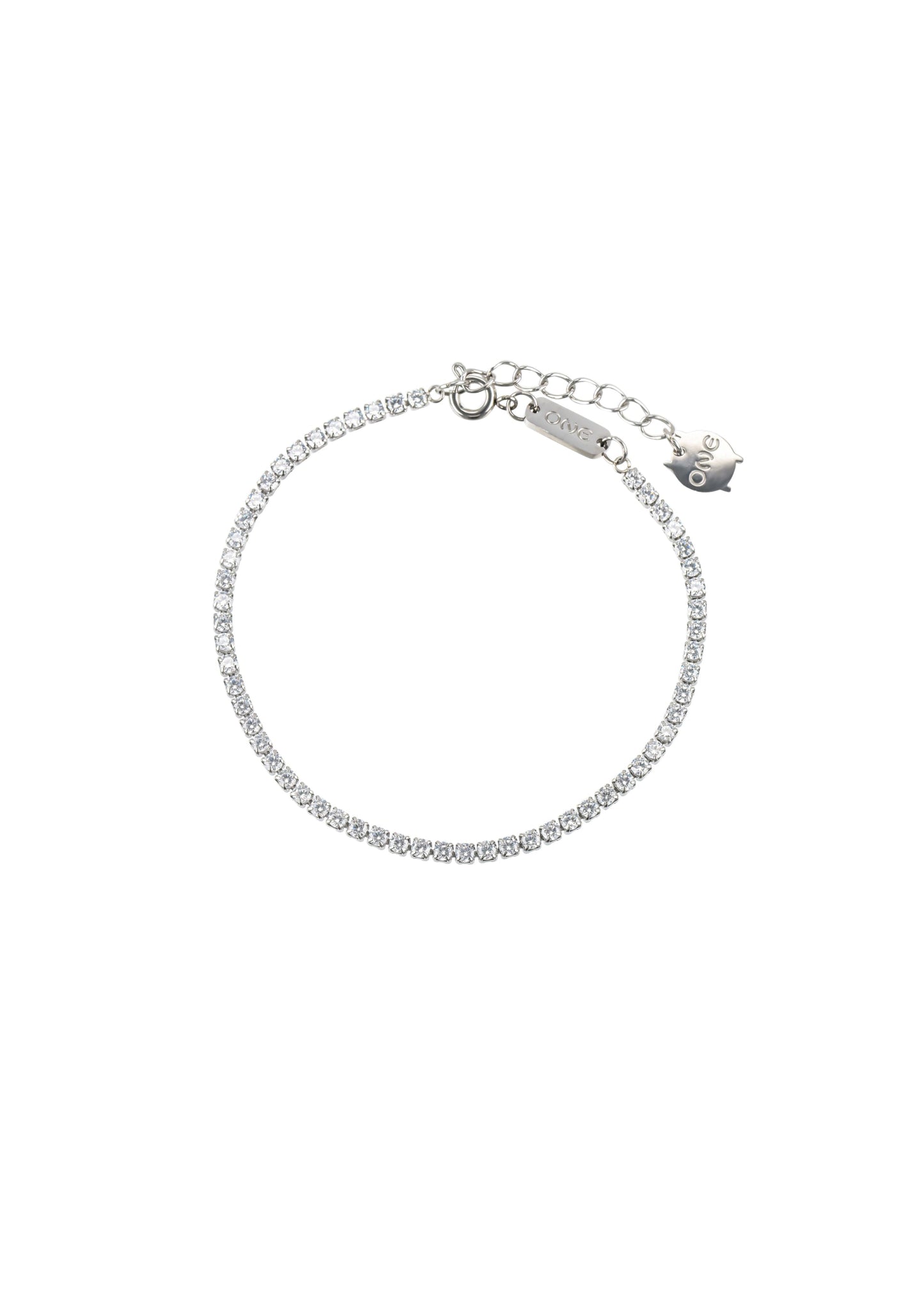 One Silver Frost Refined Bracelet