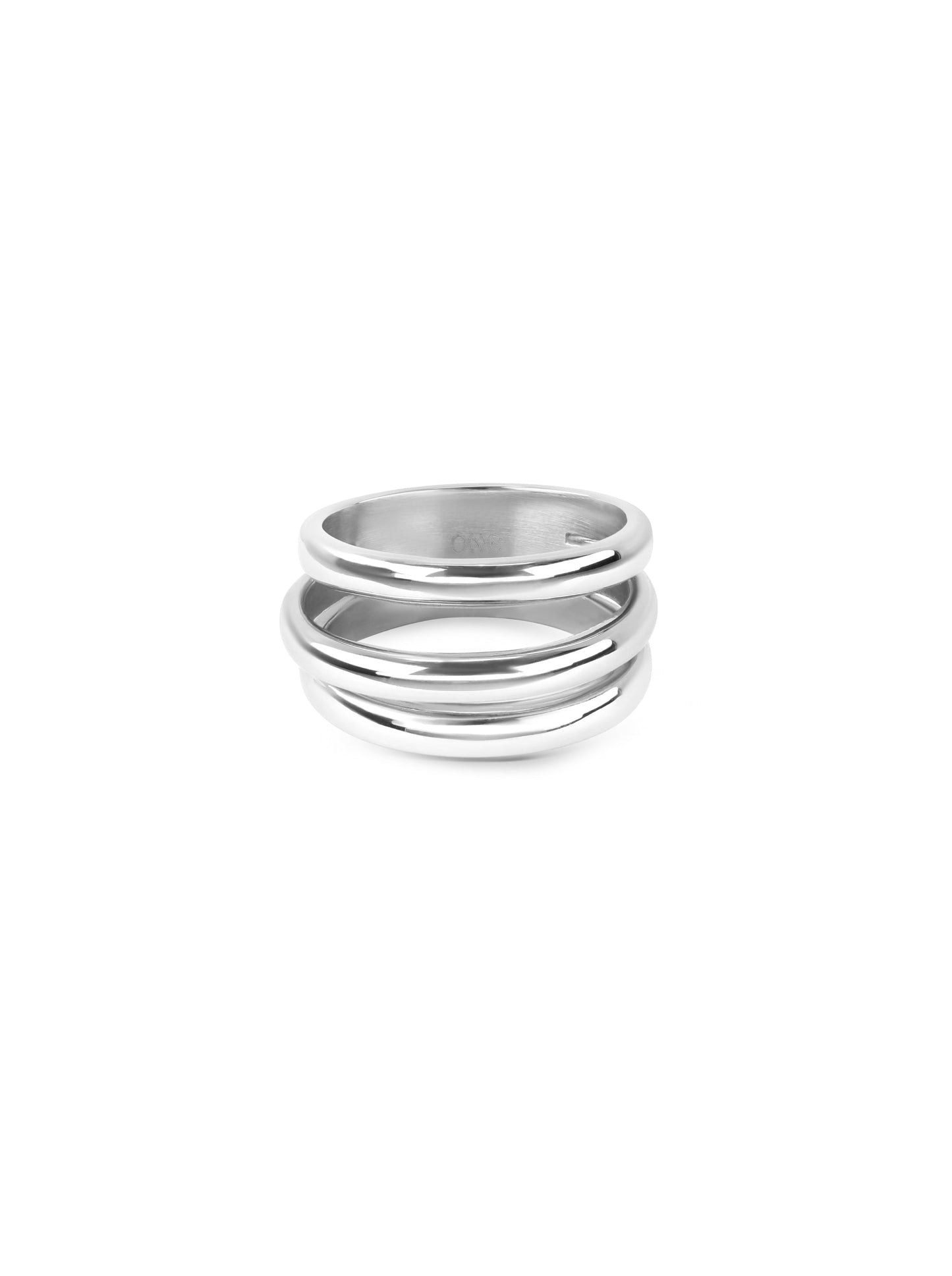 One Silver Frost Ring