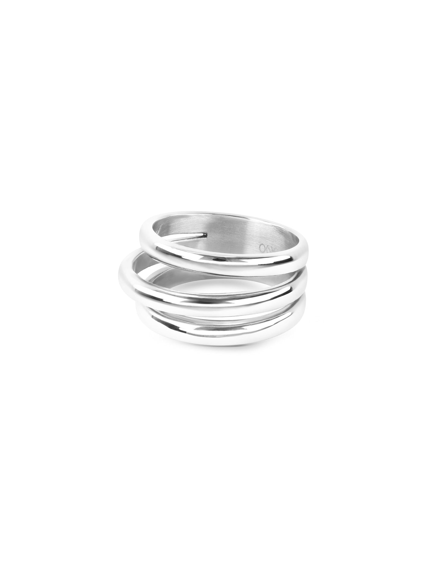 One Silver Frost Ring